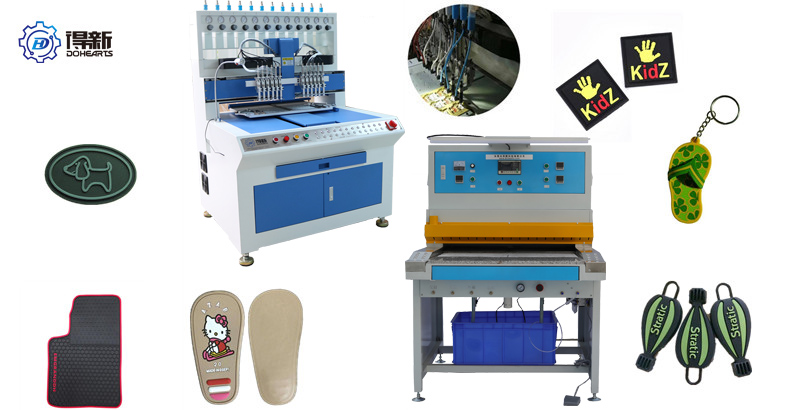 Custom 3D Soft PVC Rubber Keychain Making machine