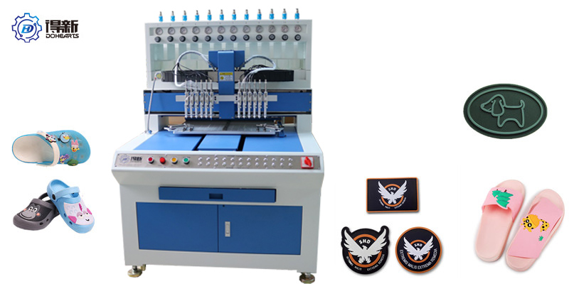 Automatic Soft PVC Fridge Magnet / Luggage Tag / Photo Frame Making Machine