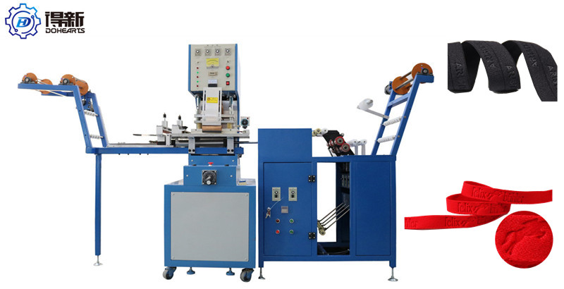 Narrow Fabric Heat Sealing Machine for Logo Embossing