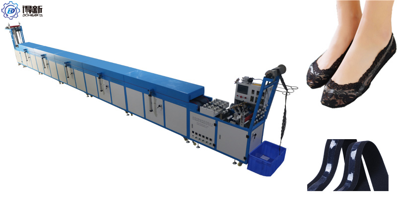 PLC control automatic silicone non slip lace coating machine