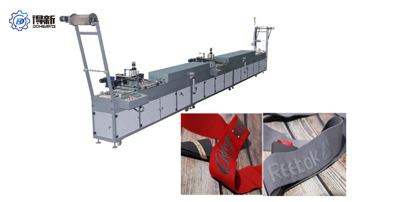 Automatic Lanyard Ribbon Logo Screen Printer Machine